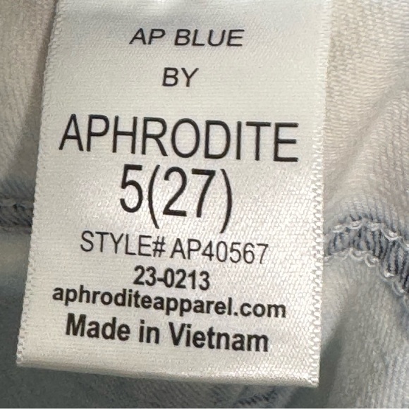 Y2K AP Blue Patchwork Flare Jeans Distressed Bleach Wash Size 5 (27) Festival - Picture 7 of 7